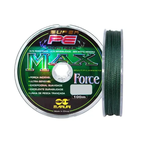 LINHA MULTIFILAMENTO MARURI MAX FORCE - COR VERDE