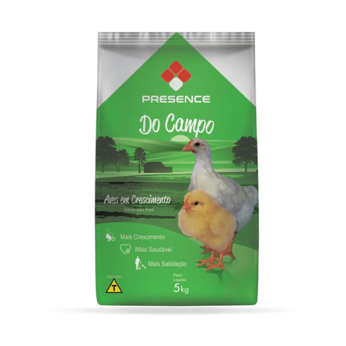RAÇÃO PRESENCE PARA AVES CRESCIMENTO 5kg