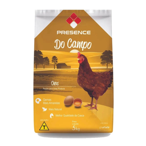 RAÇÃO PRESENCE PARA AVES POSTURA 5kg