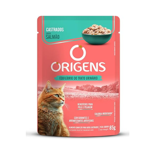 SACHÊ ORIGENS - GATOS DIVERSOS 85g (PREÇO UNITÁRIO)